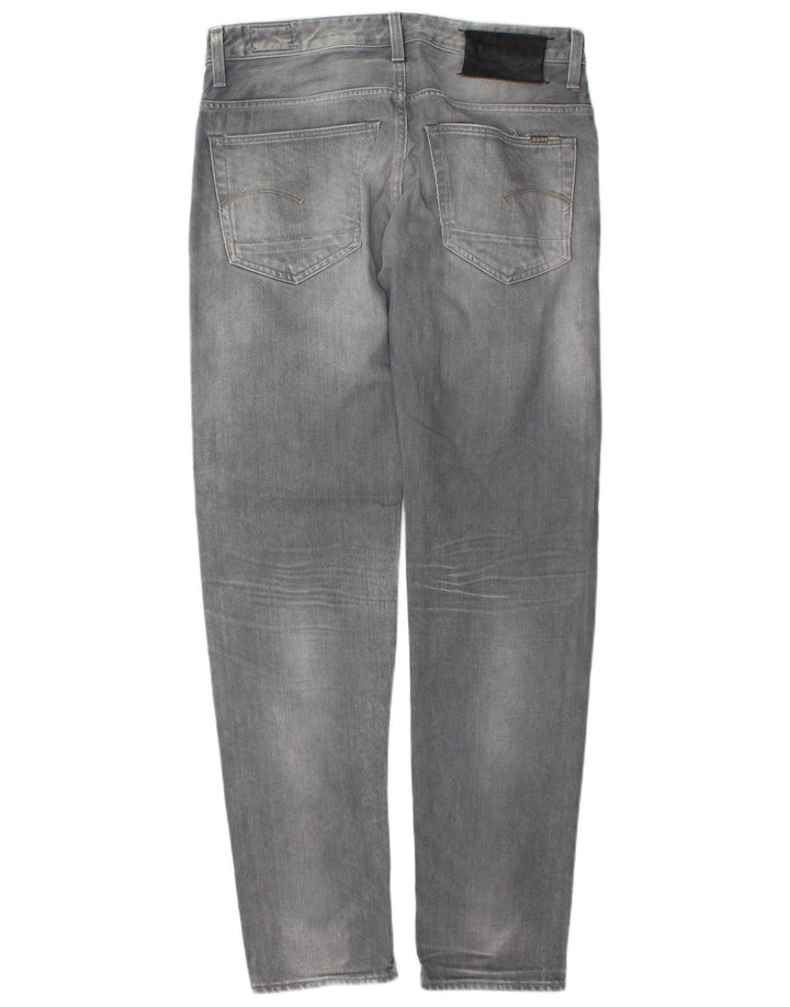 G-Star Herren Slim Jeans W32 L34 Graue Baumwolle