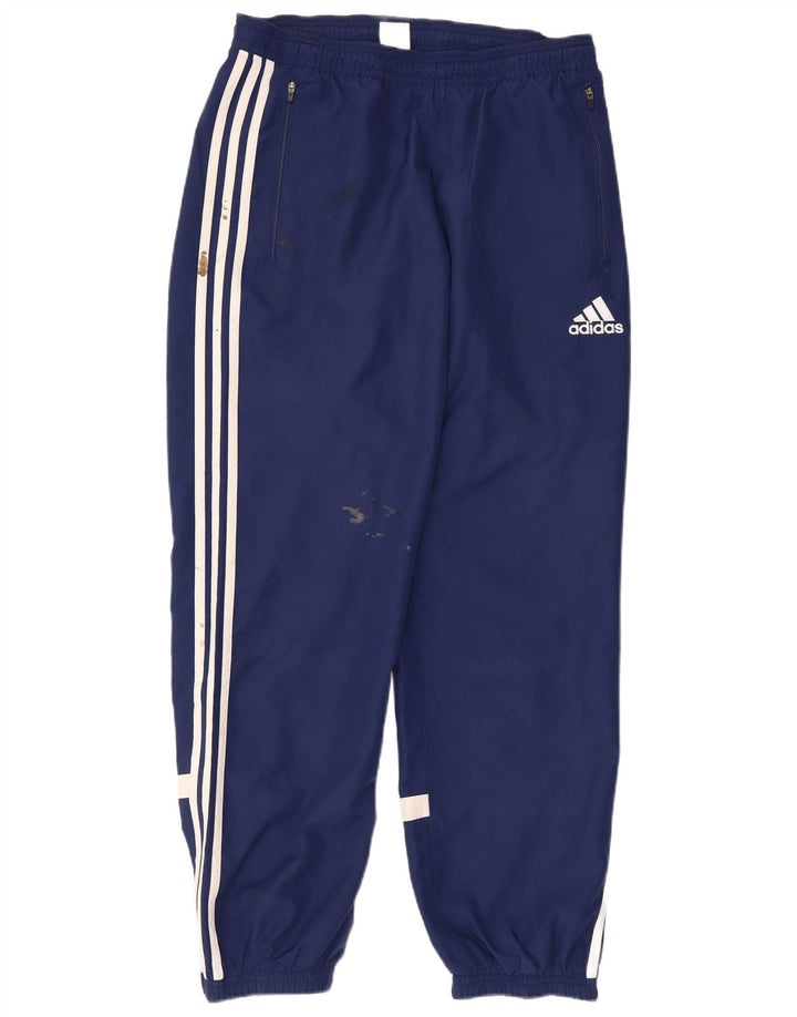 Adidas Herren-Trainingshose, Joggers, mittleres Marineblau, Polyester