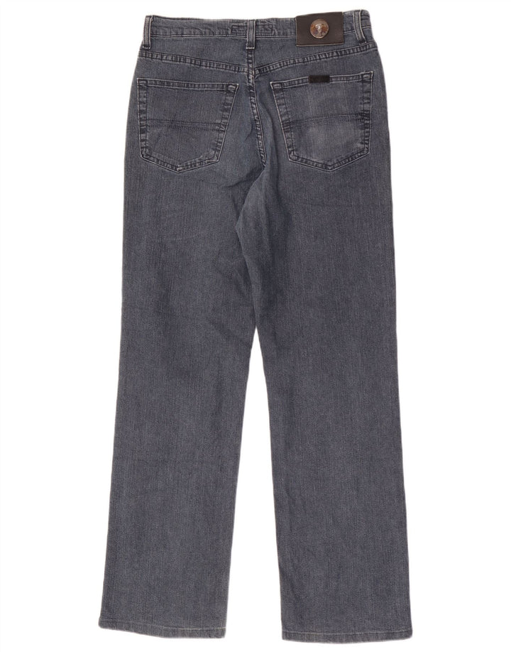Trussardi Damen Straight Jeans W30 L29 Blaue Baumwolle