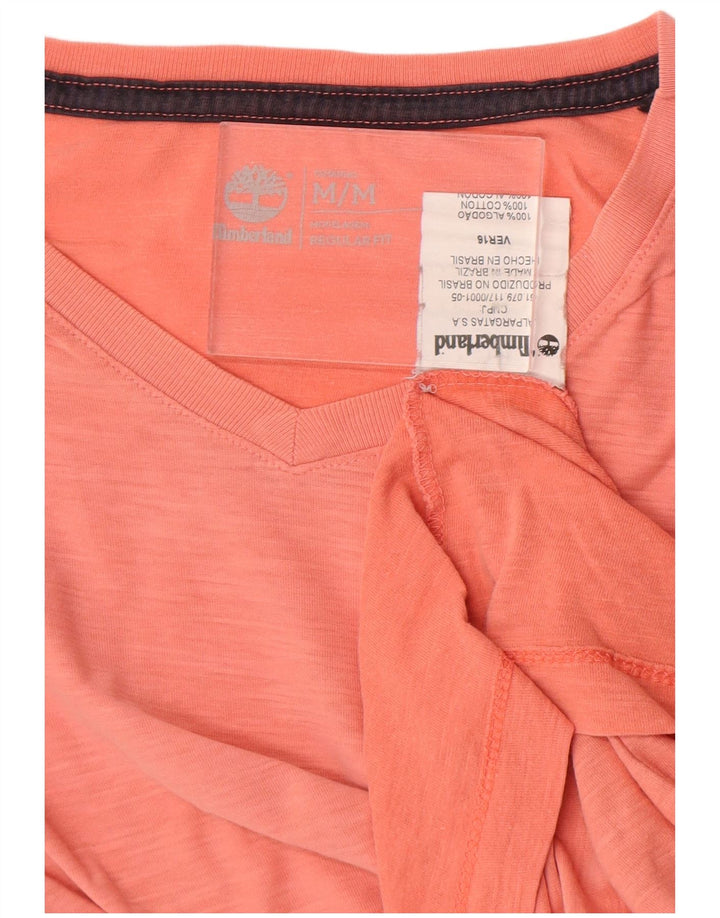 Timberland Herren-T-Shirt mit normaler Passform, mittelorange Baumwolle