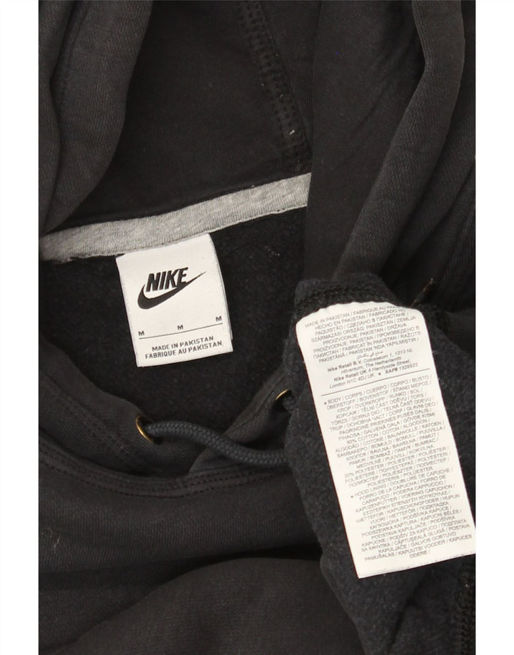 Nike Herren-Hoodie-Pullover aus mittelschwarzer Baumwolle