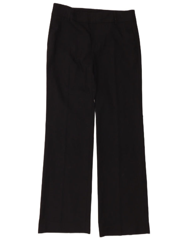 Zara Damen Bootcut-Anzughose mit hoher Taille, EU 40, Mittel W30 L34, Schwarz