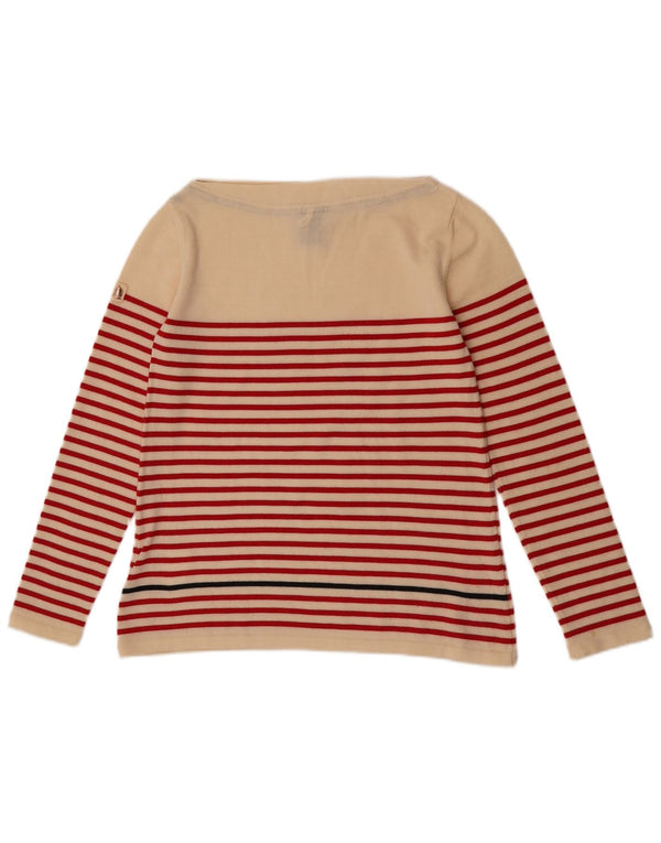 Marina Yachting Damen Top Langarm UK 10 Small Off White Nautical