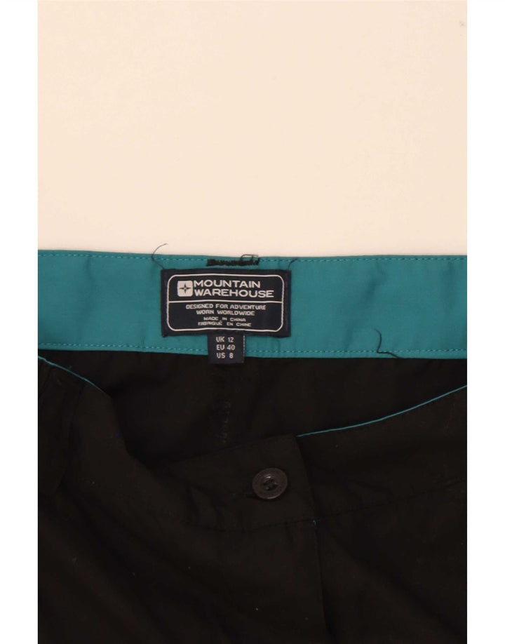 Mountain Warehouse Damen-Freizeitshorts UK 12 Medium W30 Schwarz Polyester
