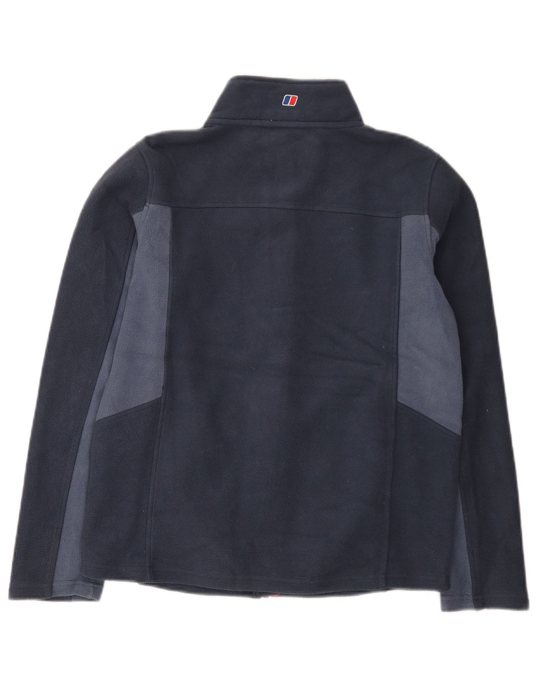 Berghaus Fleecejacke für Jungen, 12–13 Jahre, marineblaues Farbblock-Polyester