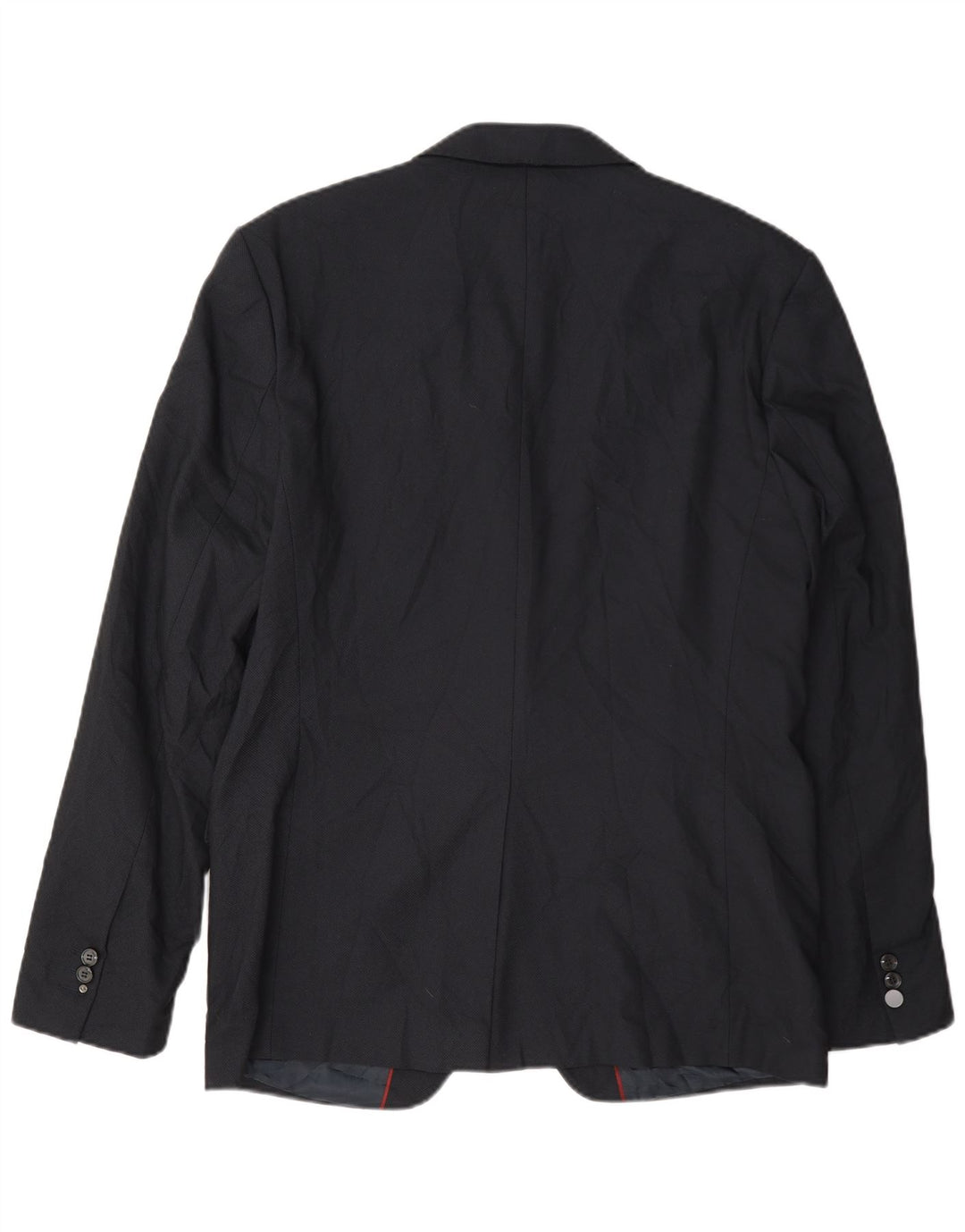 Zara Herren-Blazer mit 2 Knöpfen, EU 52, groß, Marineblau