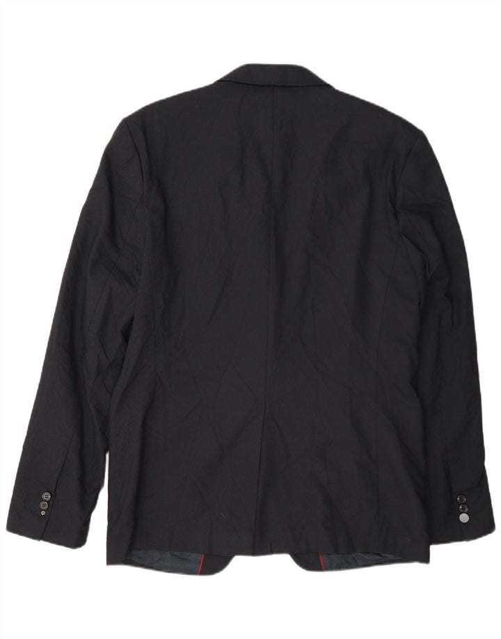 Zara Herren-Blazer mit 2 Knöpfen, EU 52, groß, Marineblau
