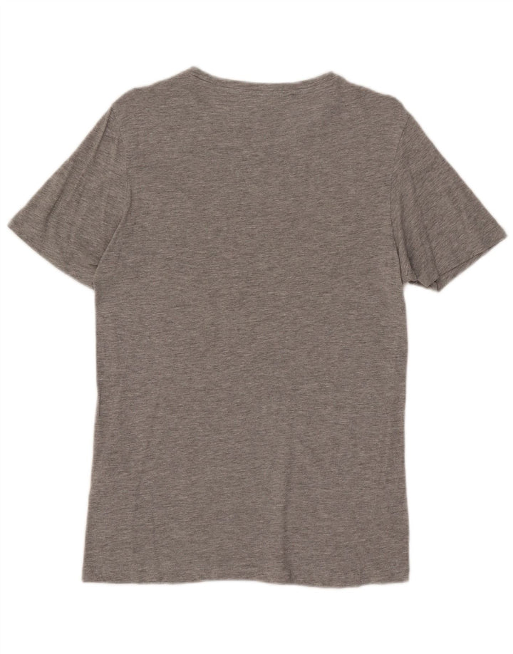 Jack & Jones Herren-T-Shirt-Oberteil, klein, grau gefleckte Baumwolle