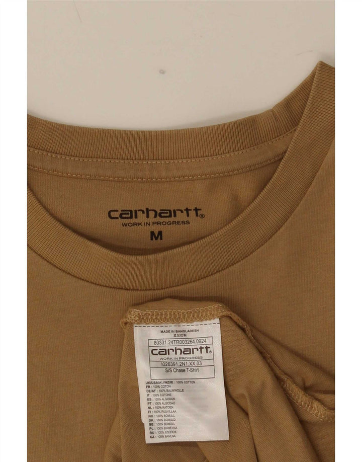 Carhartt Herren T-Shirt Top mittelbraune Baumwolle