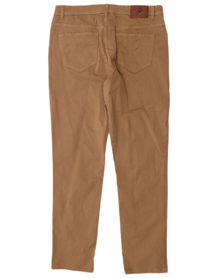 Dack's Slim-Freizeithose für Herren, Größe 48, Größe M, B34, L31, Braun, Baumwolle