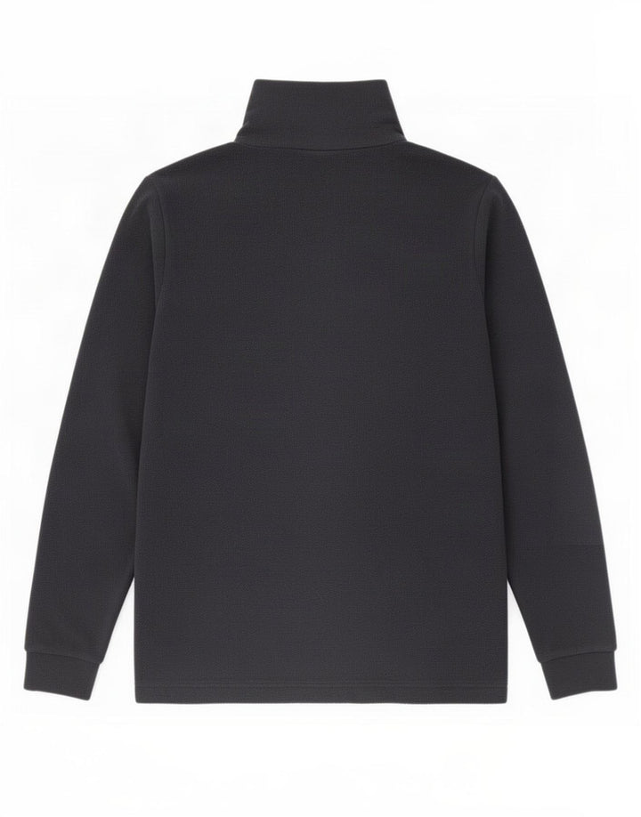 Lotto Herren-Fleecepullover mit Reißverschluss am Hals, groß, marineblaues Polyester