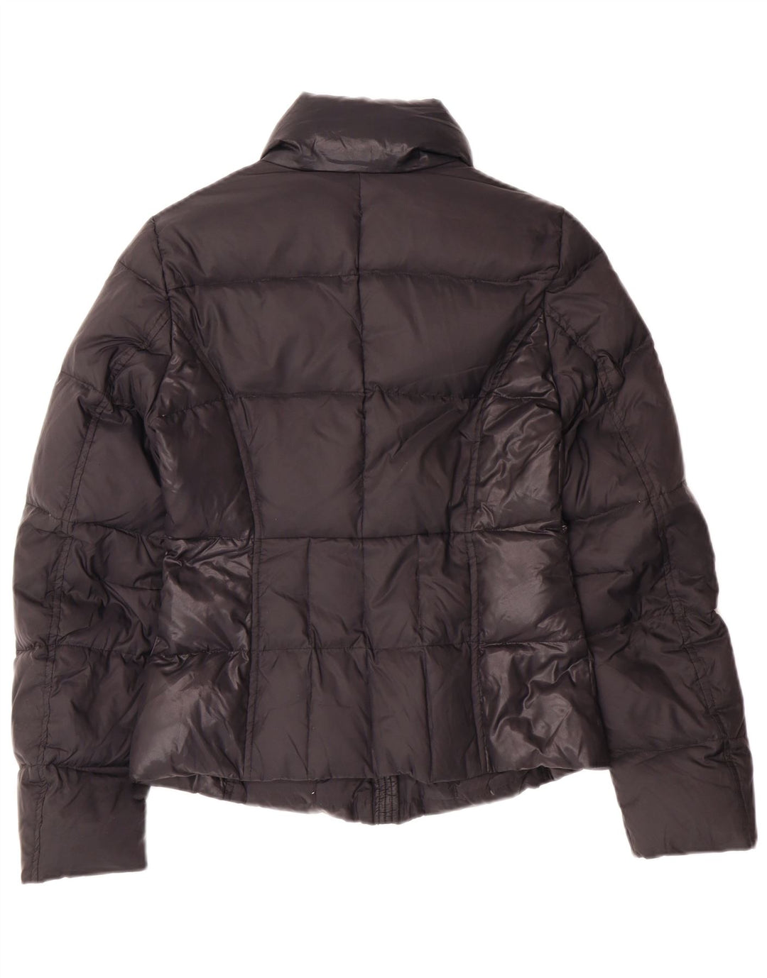 Benetton Damen Wattierte Jacke UK 6 XS Schwarz
