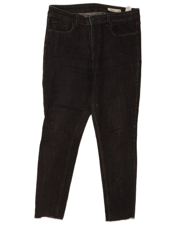 Marks & Spencer Damen The Lily Skinny Jeans UK 14 Large W32 L26 Schwarz
