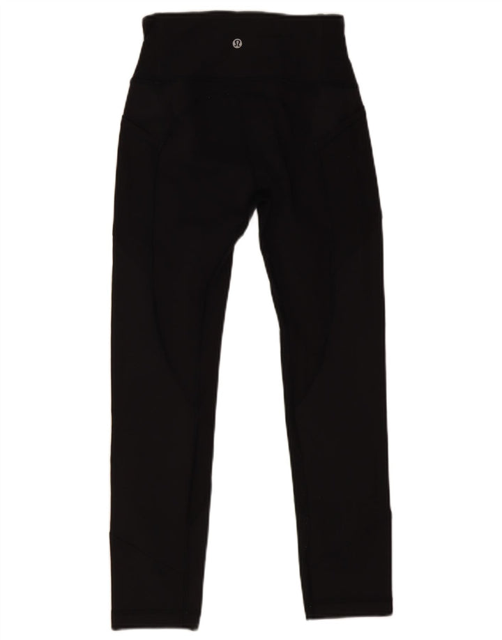 Lululemon Damen Capri-Leggings US 4 Small Schwarz