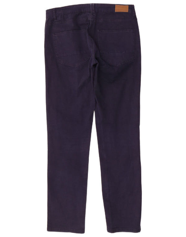 Schmale Freizeithose für Herren von Zara, EU 42, Größe L, W32, L31, Marineblau, Baumwolle