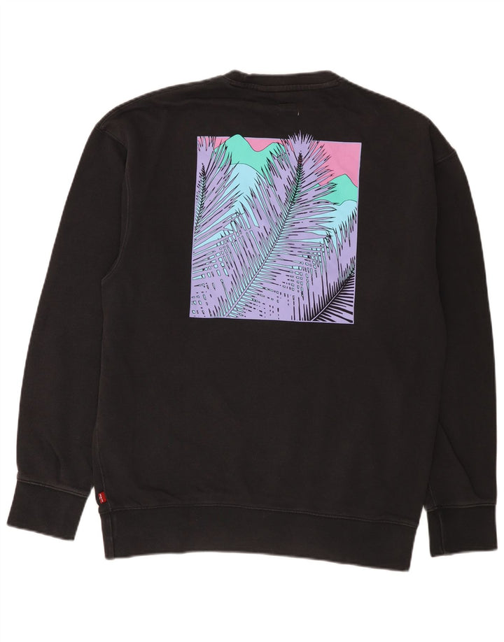 Levi's Herren Relaxed Graphic Sweatshirt Pullover Small Schwarz