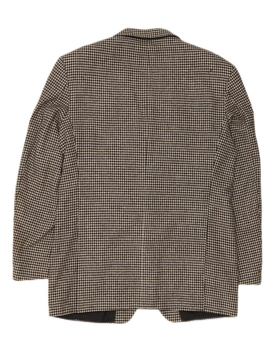 Marks & Spencer Herren-Blazer, lang, Gr. 40, mittelschwarz, Hahnentrittmuster