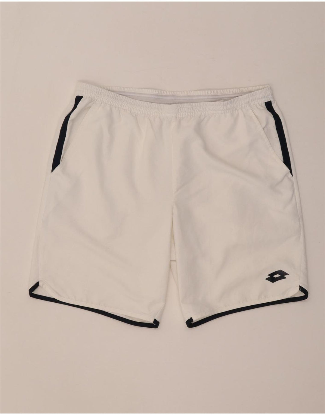 Lotto Herren-Sportshorts, groß, Weiß, Farbblock