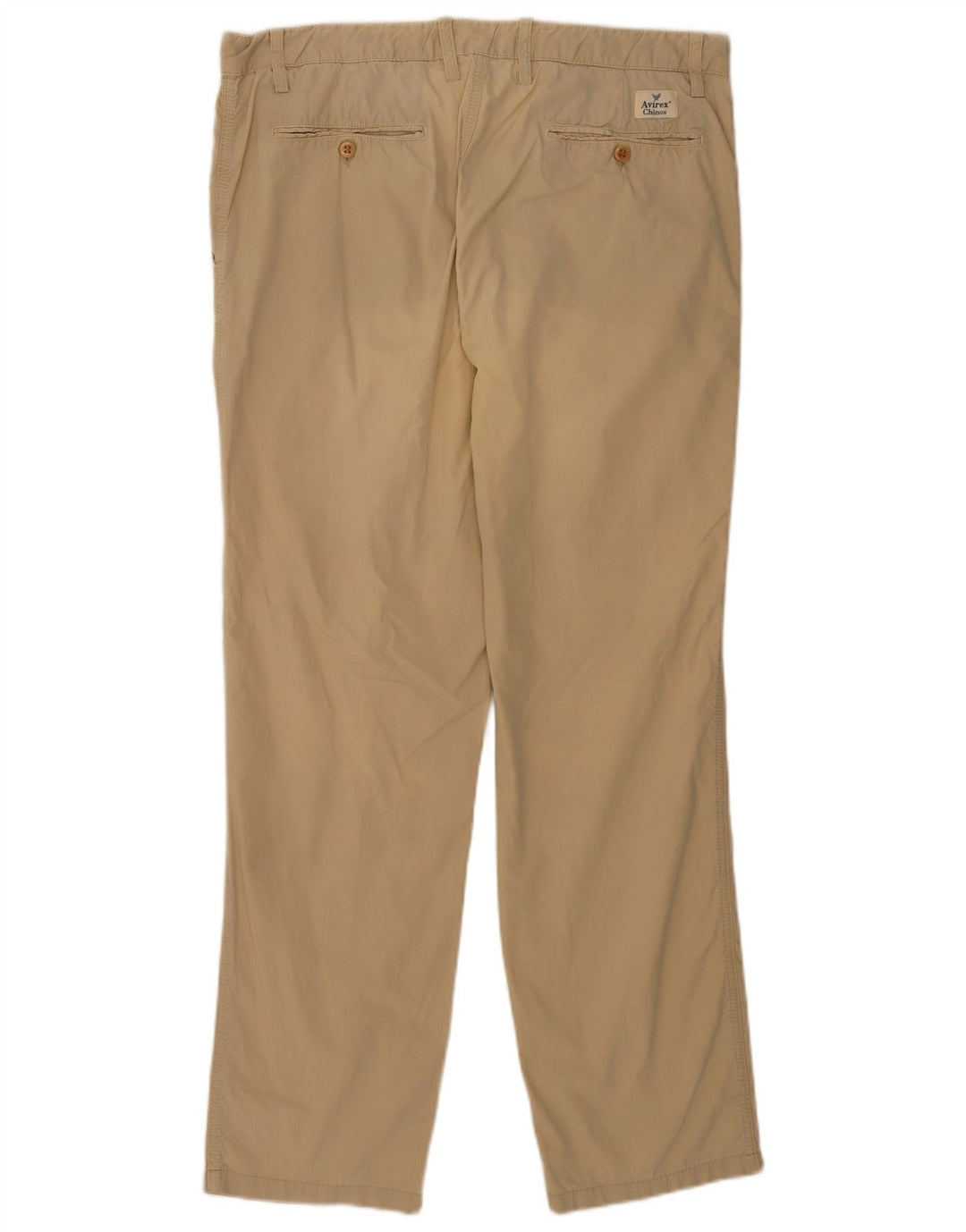 Avirex Herren-Chinohose, normal, W38, L32, Khaki, Baumwolle