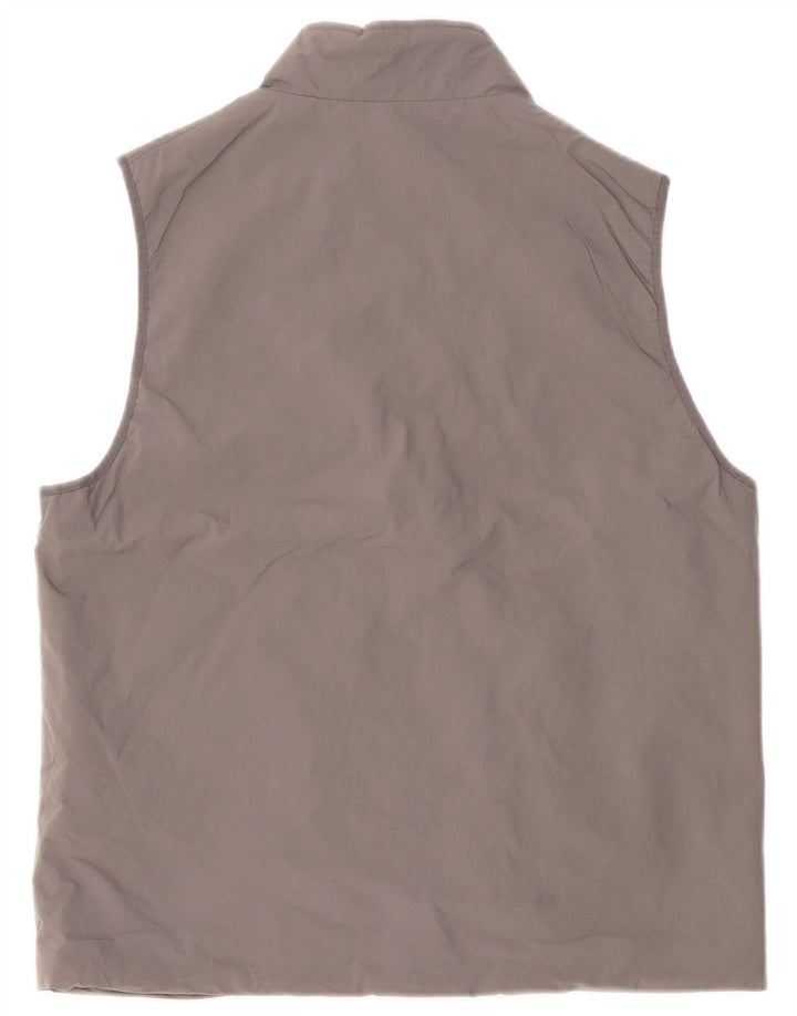 Zara Herrenweste UK 40 Large Grau Polyester