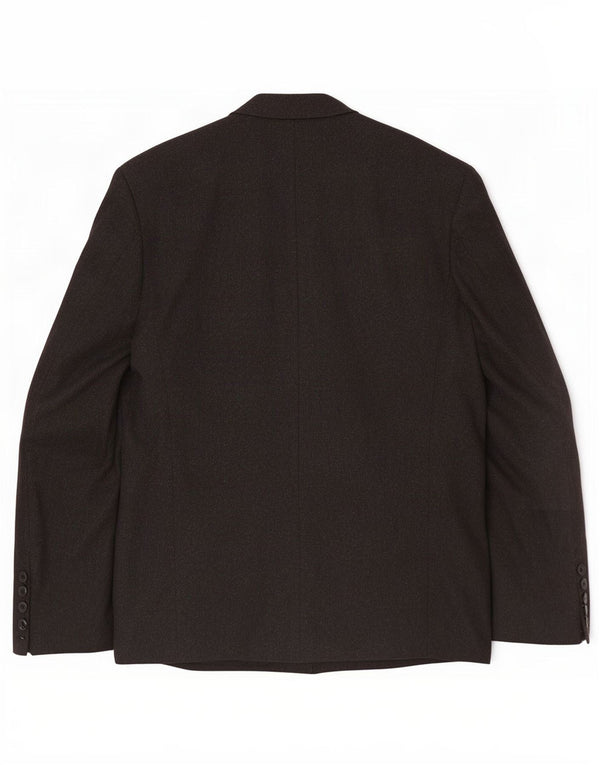 Van Gils Herren Zweireihiger Blazer Jacke UK 40 Große graue Wolle