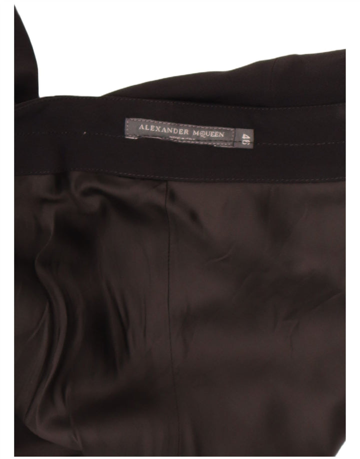 Alexander Mcqueen Damen A-Linienrock IT 46 Large W34 L25 Schwarz Klassisch