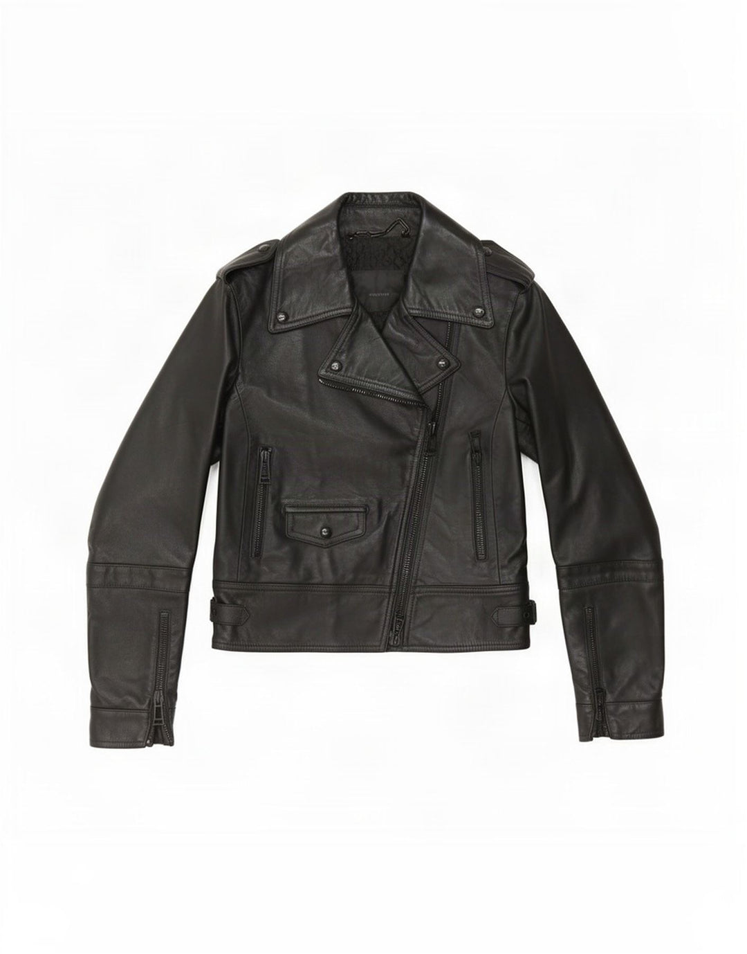 Belstaff Damen Leder Bikerjacke IT 38 XS Schwarz