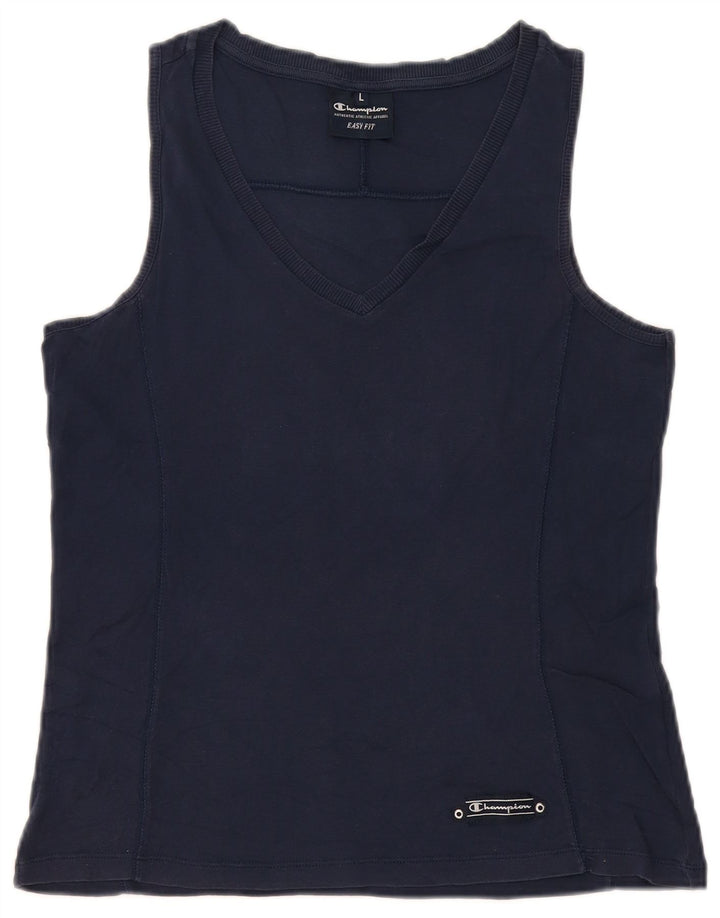 Champion Damen Weste Top UK 14 Large Marineblau