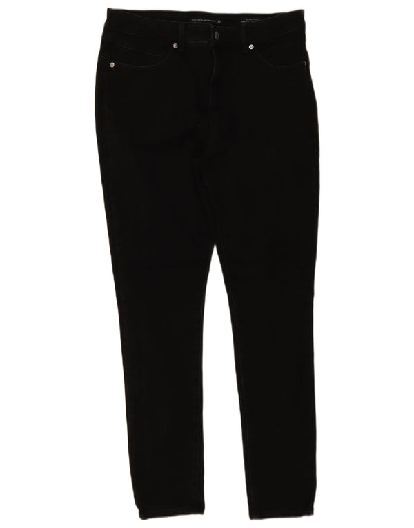 Levi's Damen High Rise Skinny Jeans W32 L30 Schwarze Baumwolle