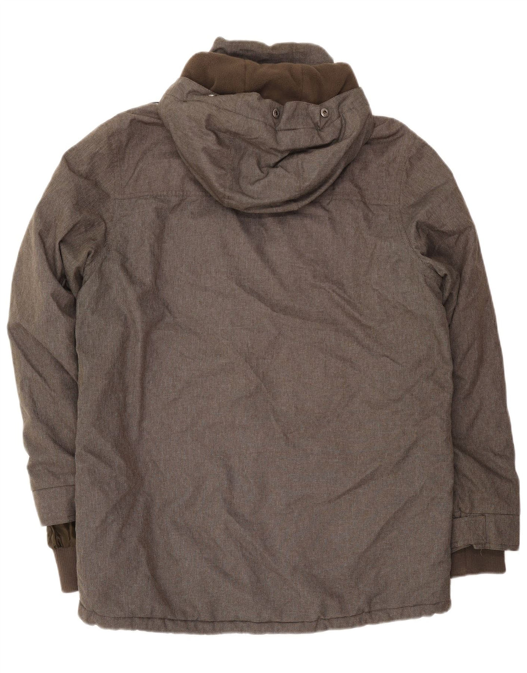 Mountain Warehouse Herren-Parka mit Kapuze, UK 40, Größe L, Khaki, Polyester
