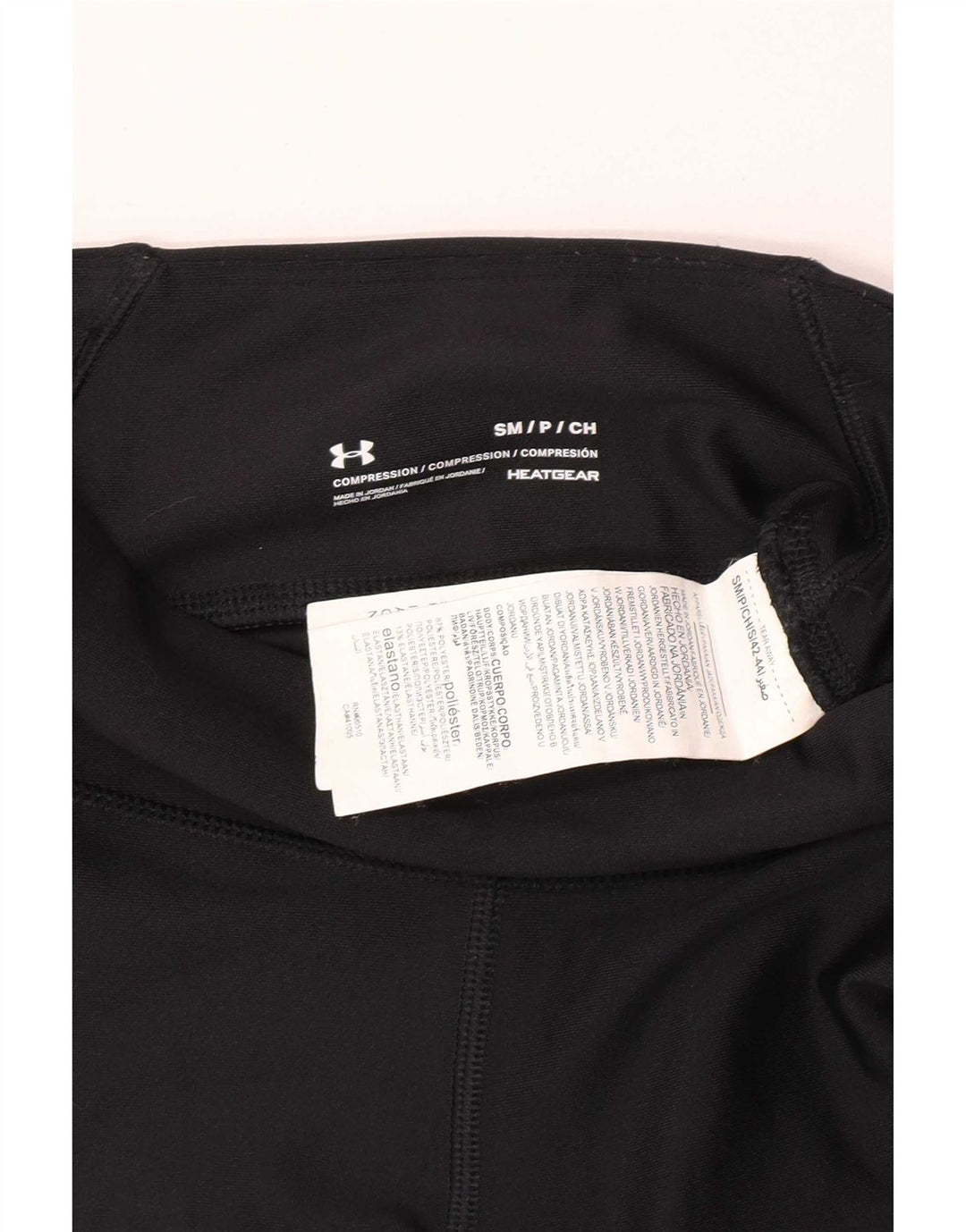 Under Armour Damen-Kompressionsleggings UK 10 Small Schwarz Polyester Sport