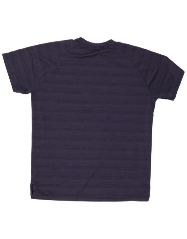Puma Herren T-Shirt Top XL Marineblau gestreift