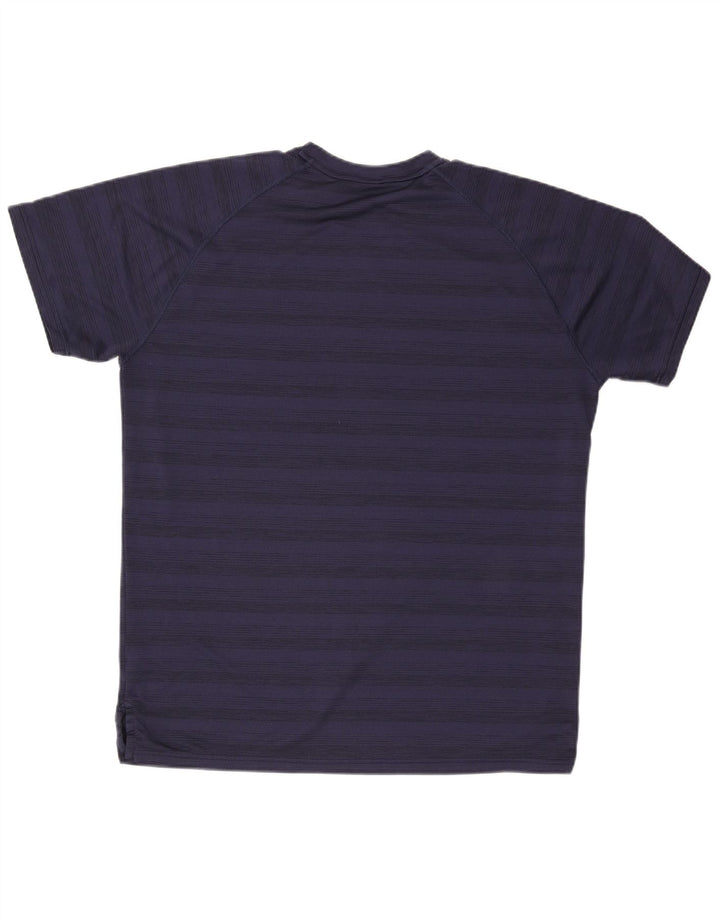 Puma Herren T-Shirt Top XL Marineblau gestreift