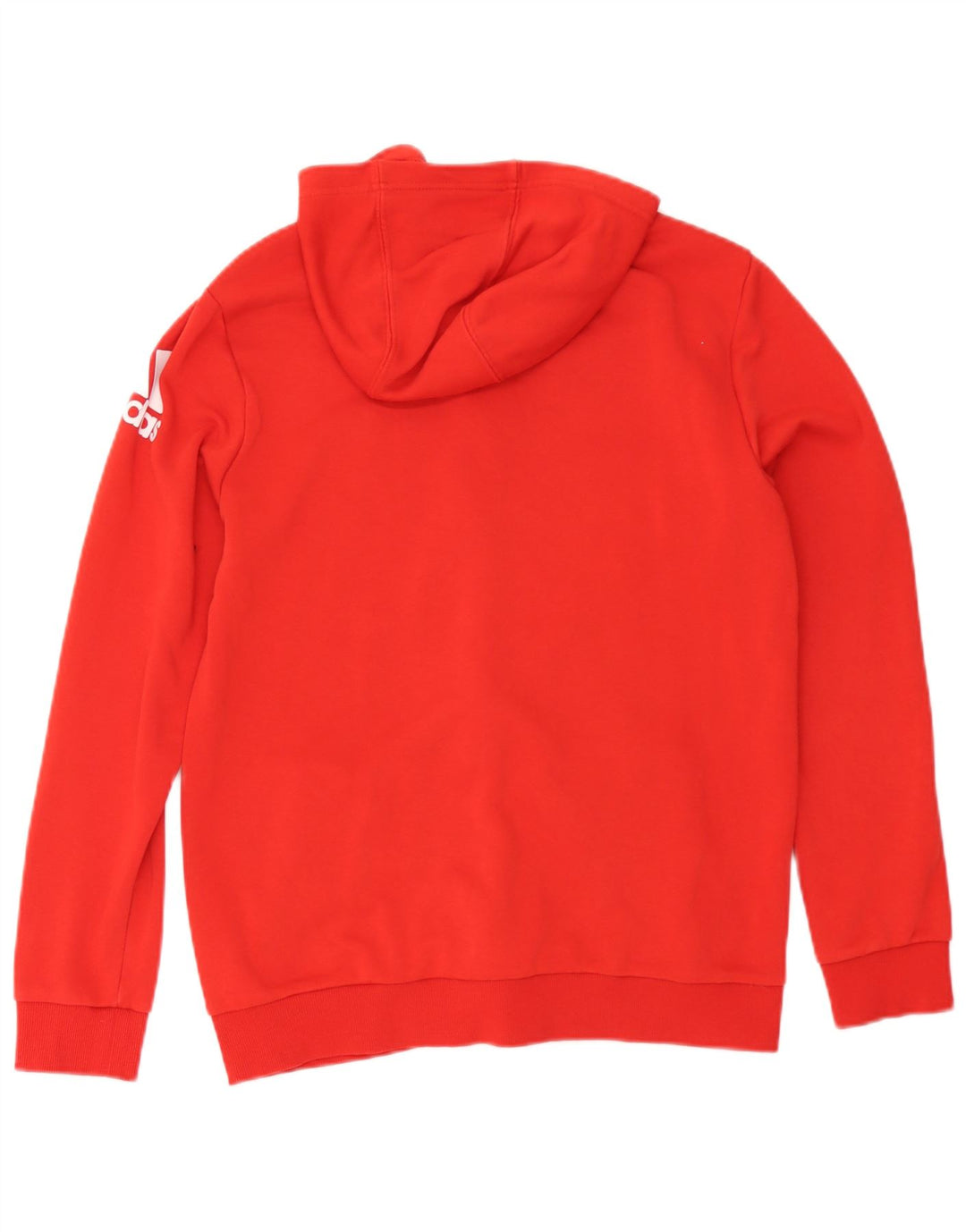 Adidas Herren Graphic Zip Hoodie Pullover Mittelrote Baumwolle