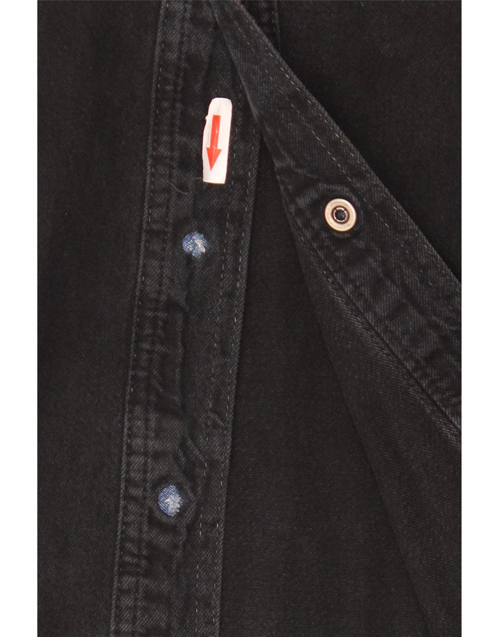 Roy Rogers Herren Jeanshemd XL Schwarz