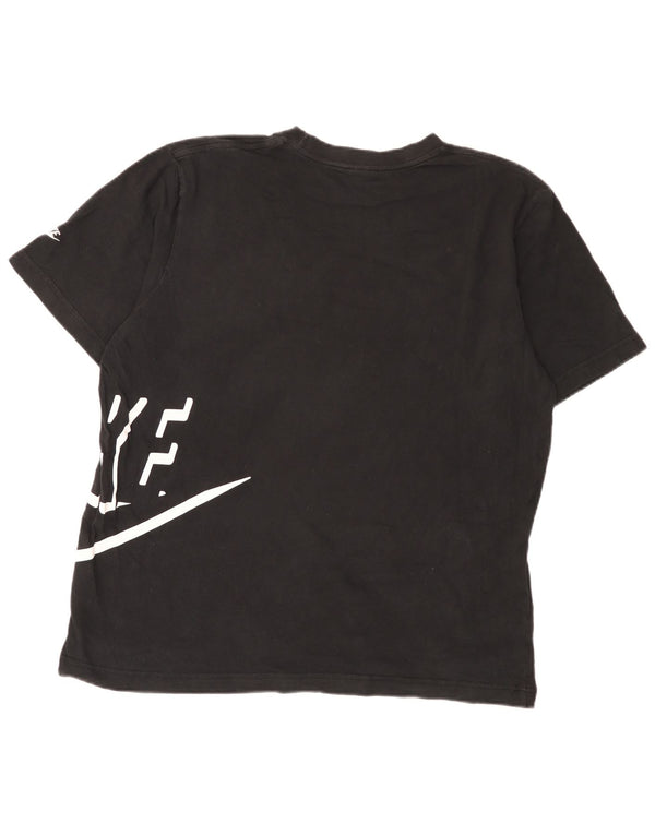 Nike Mens Graphic T-Shirt Top UK 46/48 XL Black Cotton