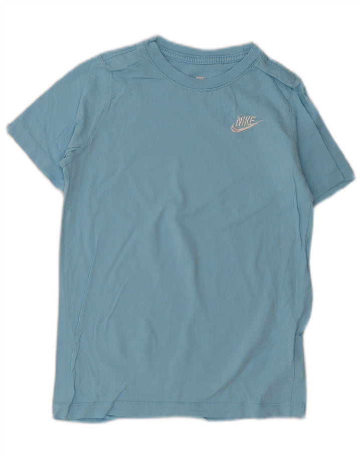 Nike T-Shirt für Jungen, mittelblau, Baumwolle, 10–11 Jahre