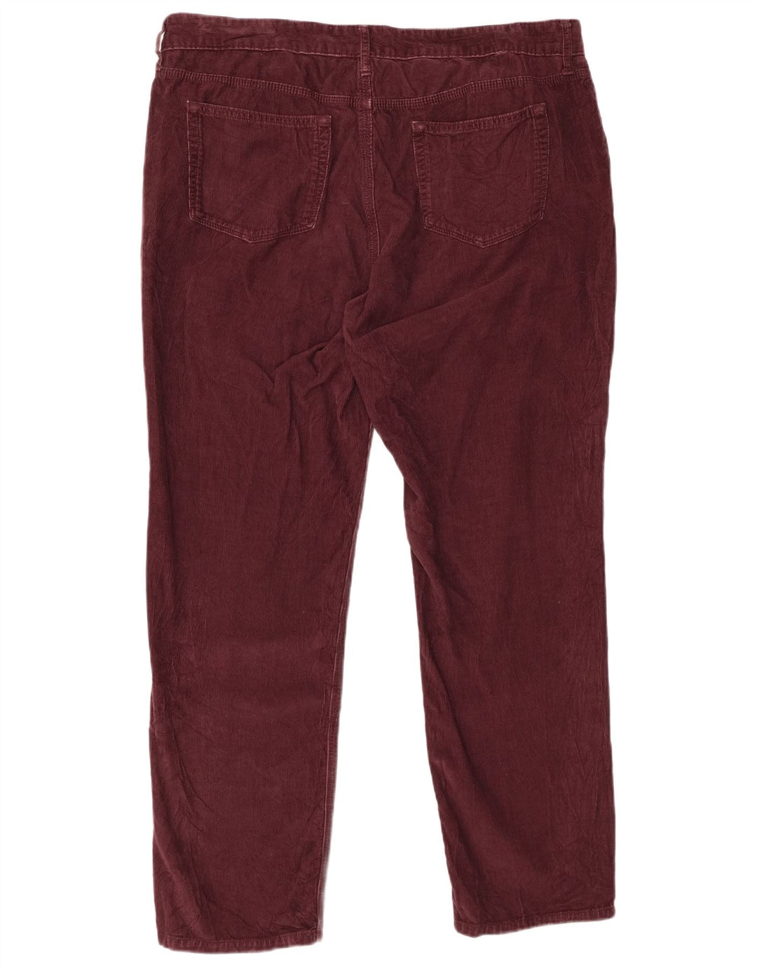 EDDIE BAUER Damen Boyfriend-Cordhose US 18 2XL W38 L31 Burgund