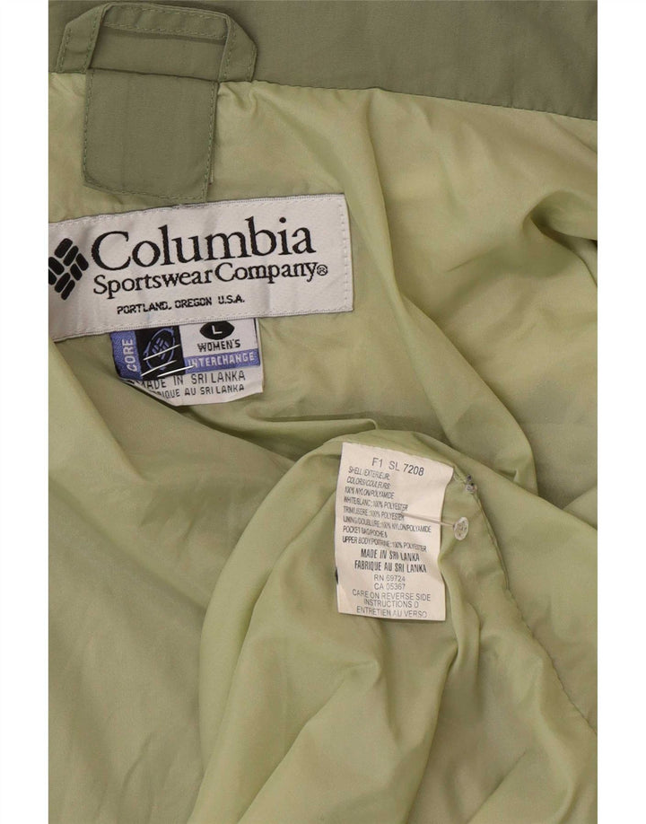 Columbia Damen Interchange Loose Fit Regenjacke UK 16 Large Grün