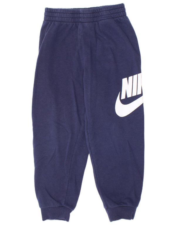 Nike Jungen-Trainingshose mit Grafik, Jogginghose, 5–6 Jahre, mittelgroß, Marineblau