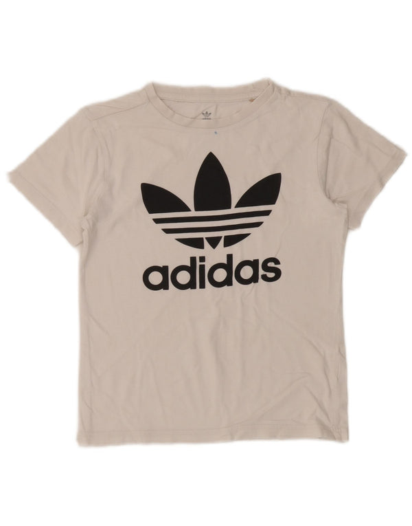 Adidas Jungen Graphic T-Shirt Top 10-11 Jahre Weiß