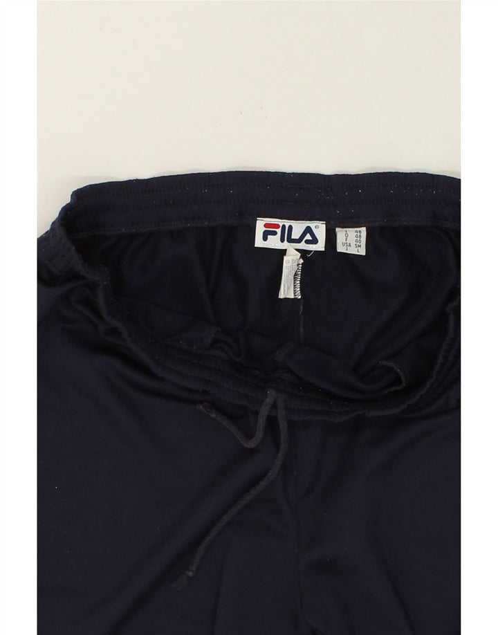 FILA Mens Tracksuit Trousers EU 48 Medium Navy Blue Polyester Vintage Fila and Second-Hand Fila from Messina Hembry 