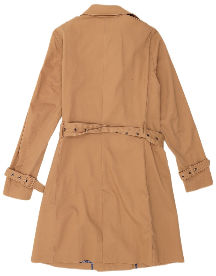 Zara Damen Trenchcoat UK 14 Mittelbeige Baumwolle