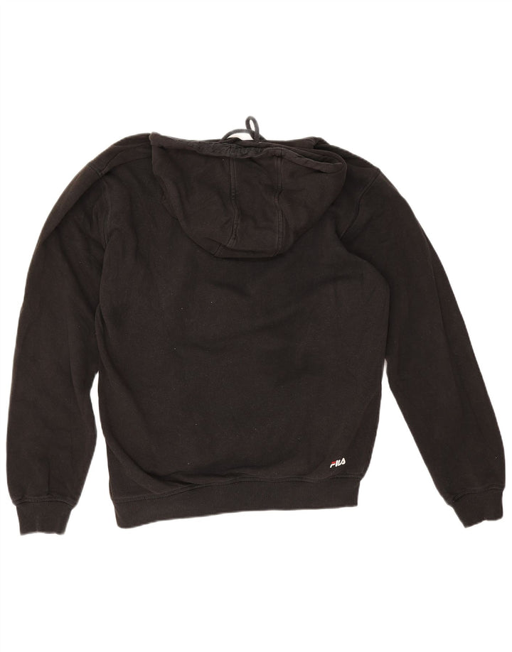 Fila Herren-Kapuzenpullover mit Grafik, mittelschwarze Baumwolle