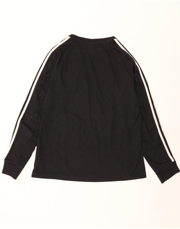 Adidas Herren Top Langarm Medium Schwarz Baumwolle