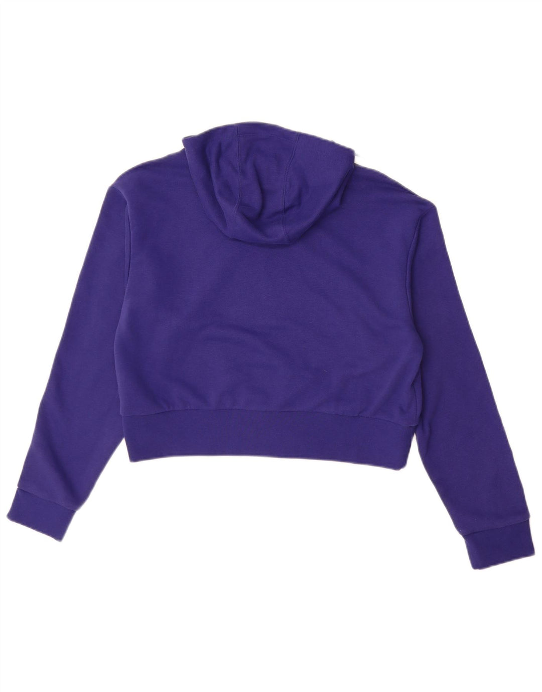 ADIDAS Mädchen Crop Graphic Hoodie Pullover 13-14 Jahre Lila Blumenmuster Baumwolle