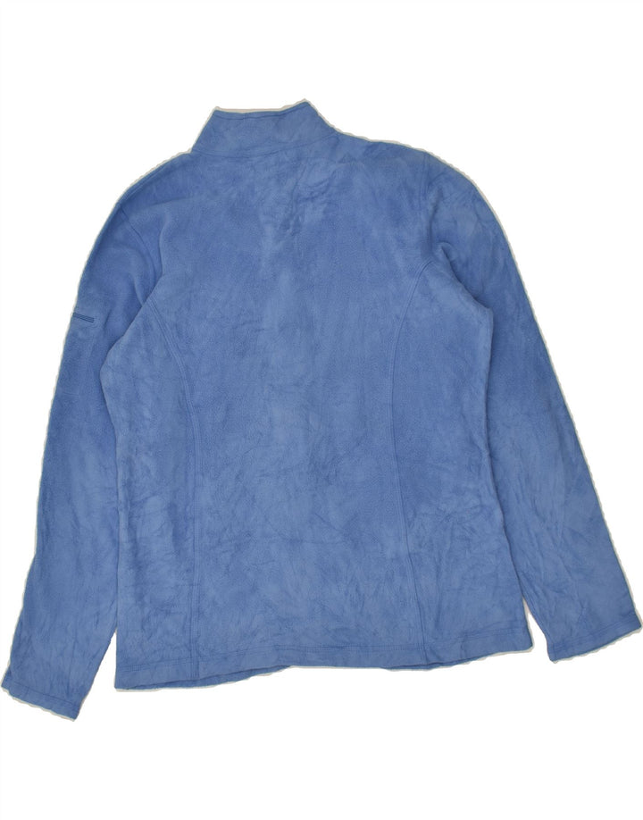 L.L.BEAN Womens Loose Fit Fleece Jacket UK 10 Small Blue Polyester | Vintage L.L.Bean | Thrift | Second-Hand L.L.Bean | Used Clothing | Messina Hembry 