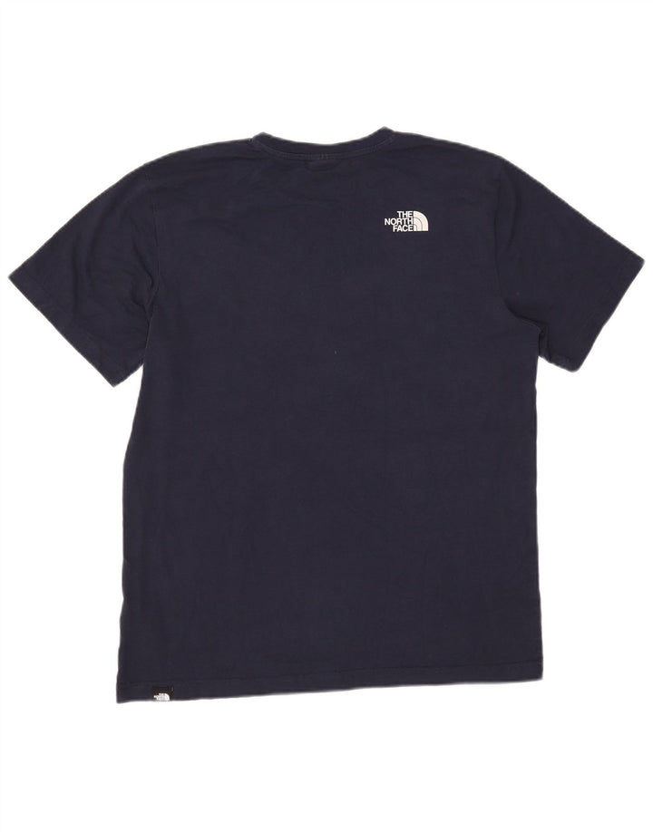 The North Face Herren T-Shirt Medium Marineblau Baumwolle