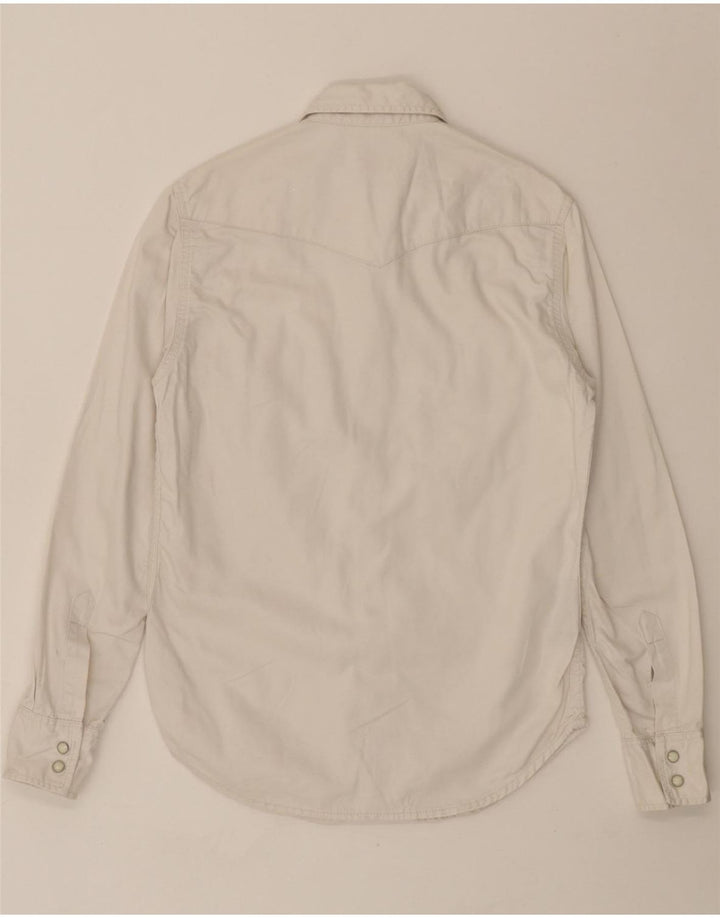 LEVI'S Girls Shirt 15-16 Years Small White Cotton Vintage Levi's and Second-Hand Levi's from Messina Hembry 