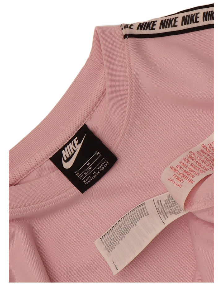 Nike Mädchen-Sweatshirt mit Grafik, 10–11 Jahre, mittelrosa, Polyester